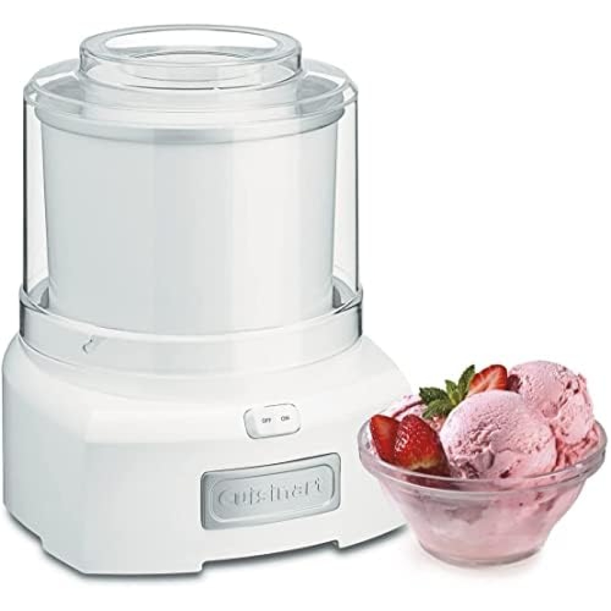 Cuisinart Ice Cream Maker Machine, 1.5 Quart Sorbet, Frozen Yogurt