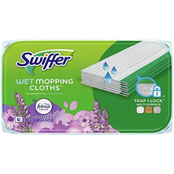 Swiffer Sweeper Wet Mopping Pad, Multi Surface Cleaner Refills For Floor Mop